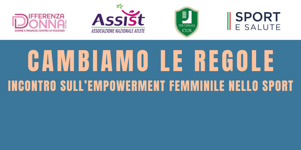 Cambiamo le regole. Incontro sull'empowerment femminile nello sport